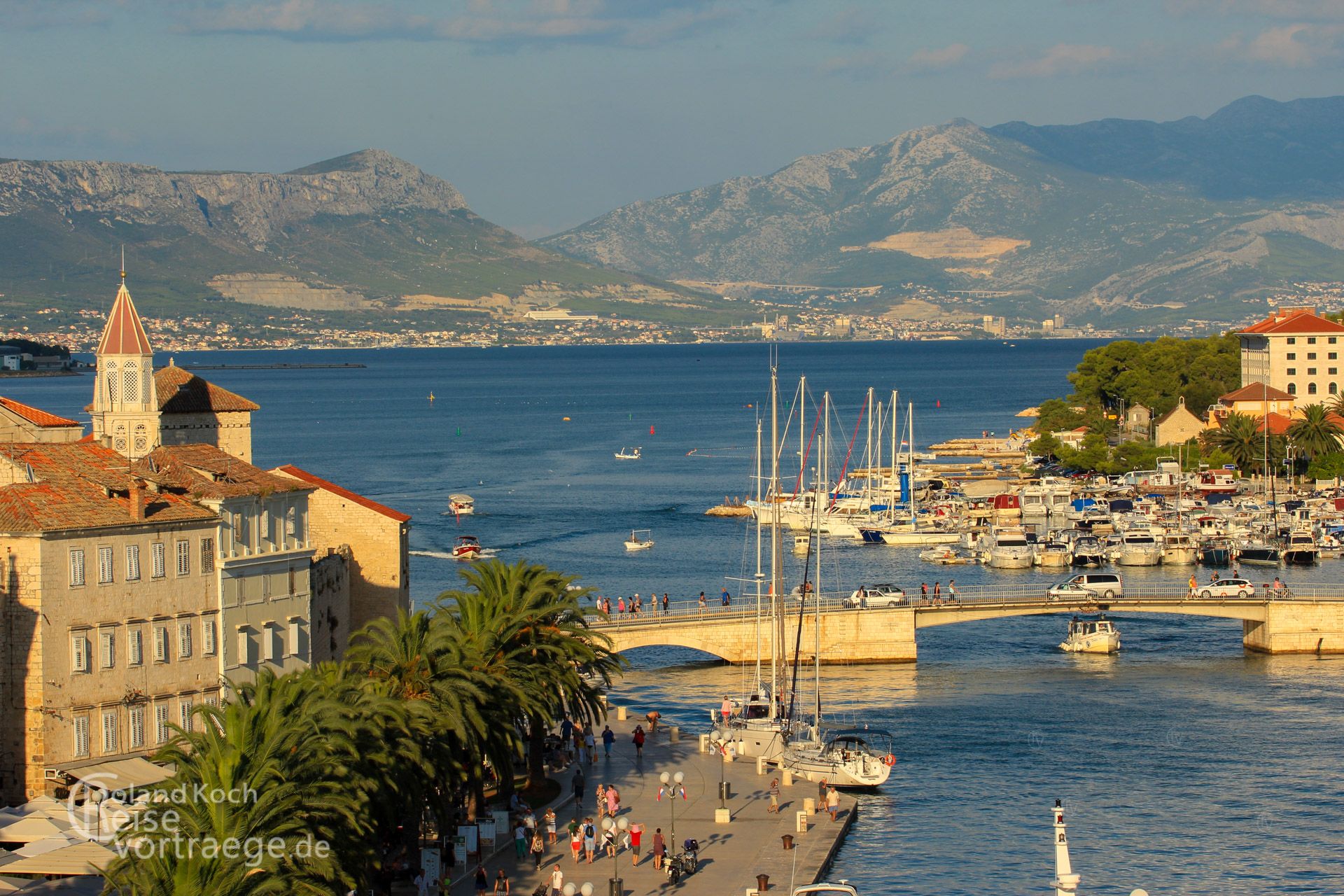 Croatia - Dalmatia - View over the old city of Trogir